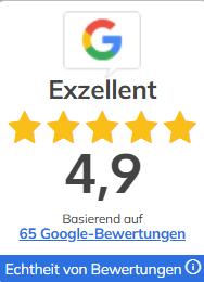 Google Bewertungen 4,9
