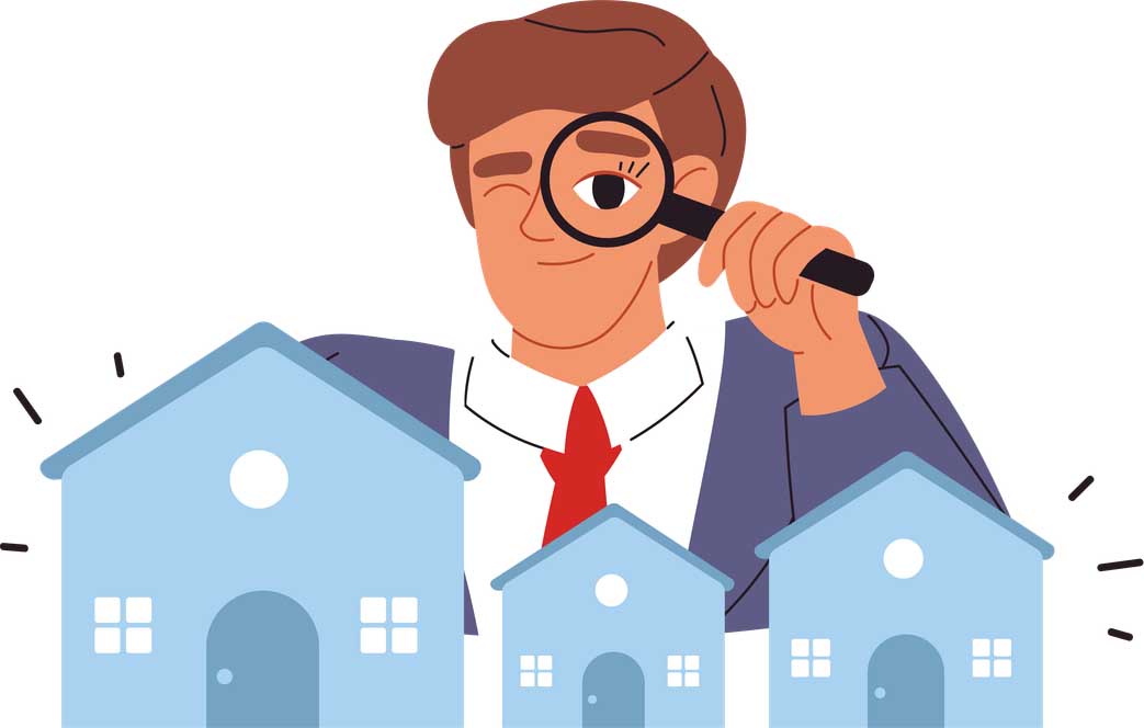 Immobilien mit unterschiedlicher Energieeffizienzklasse